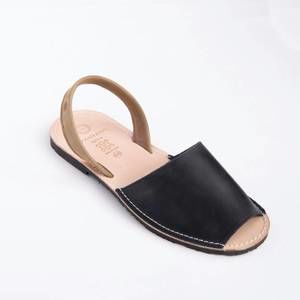 NEW NUMA BY SPANIANS men's avarcas flat sandal in marine taupe